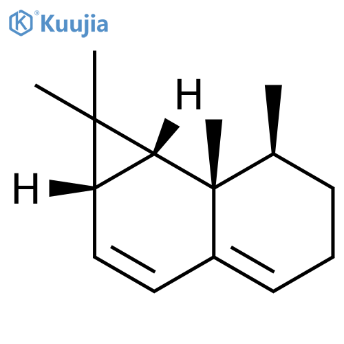 1H-Cyclopropa[a]naphthalene, 1a,5,6,7,7a,7b-hexahydro-1,1,7,7a-tetramethyl-, (1aS,7S,7aS,7bR)- structure