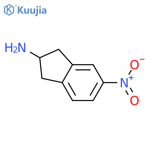 5-Nitro-2,3-dihydro-1H-inden-2-amine structure