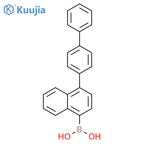 4-Diphenyl-1-naphthalene boronic acid structure