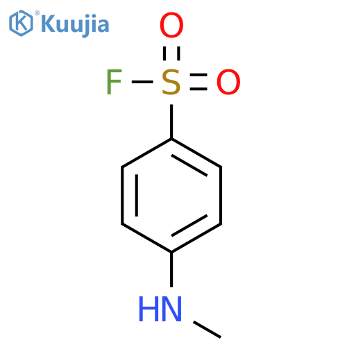 4-(methylamino)benzene-1-sulfonyl fluoride structure