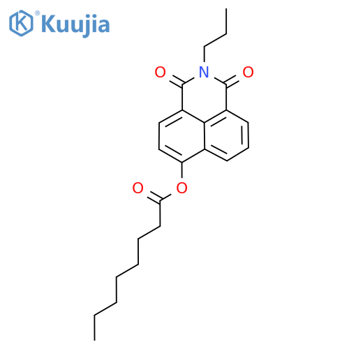 1,3-Dioxo-2-propyl-2,3-dihydro-1H-benzodeisoquinolin-6-yl Octanoate structure