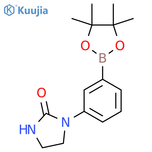 1-3-(4,4,5,5-tetramethyl-1,3,2-dioxaborolan-2-yl)phenylimidazolidin-2-one structure