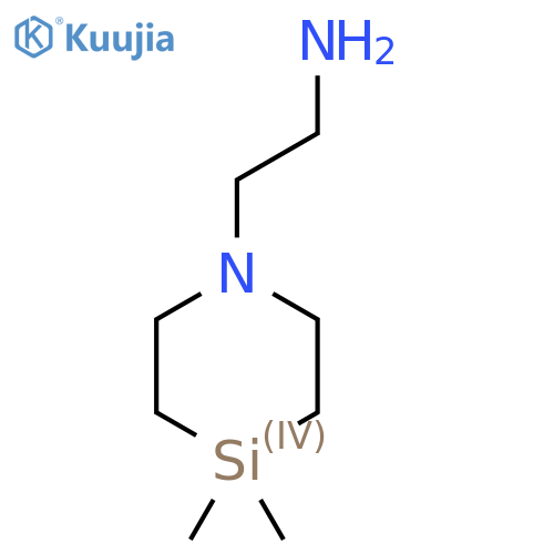 2-(4,4-Dimethyl-1,4-azasilinan-1-yl)ethanamine structure