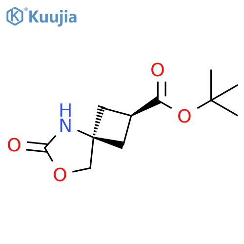 (cis)-tert-butyl 6-oxo-7-oxa-5-azaspiro[3.4]octane-2-carboxylate structure