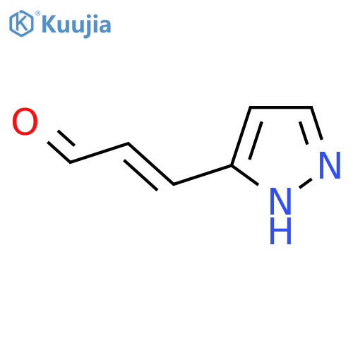 3-(1H-pyrazol-3-yl)prop-2-enal structure