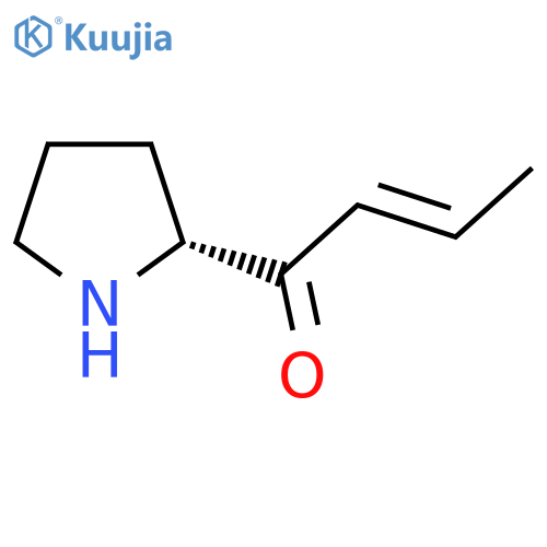 1-[(2R)-pyrrolidin-2-yl]but-2-en-1-one structure