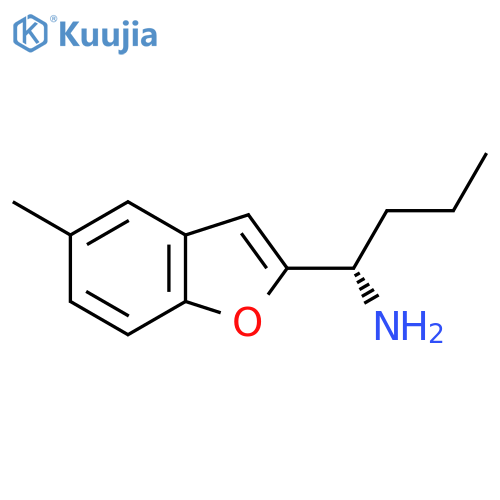 (1S)-1-(5-methyl-1-benzofuran-2-yl)butan-1-amine structure