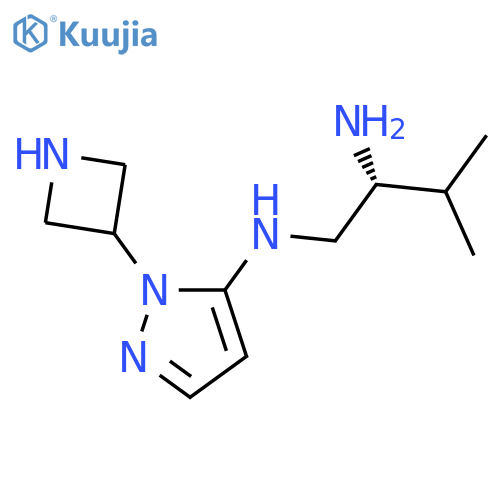 (2R)-N1-1-(azetidin-3-yl)-1H-pyrazol-5-yl-3-methylbutane-1,2-diamine structure