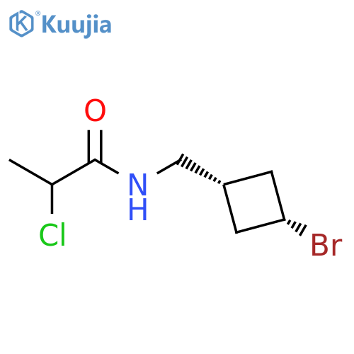Propanamide, N-[(cis-3-bromocyclobutyl)methyl]-2-chloro- structure