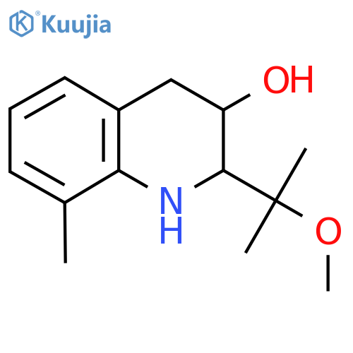 2-(2-Methoxypropan-2-yl)-8-methyl-1,2,3,4-tetrahydroquinolin-3-ol structure