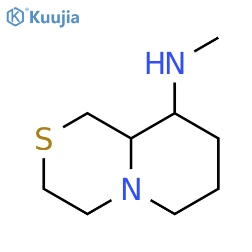 Pyrido[2,1-c][1,4]thiazin-9-amine, octahydro-N-methyl- structure