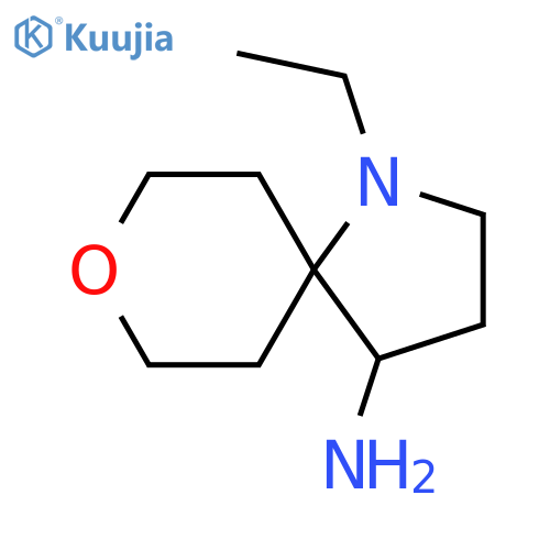 8-Oxa-1-azaspiro[4.5]decan-4-amine, 1-ethyl- structure