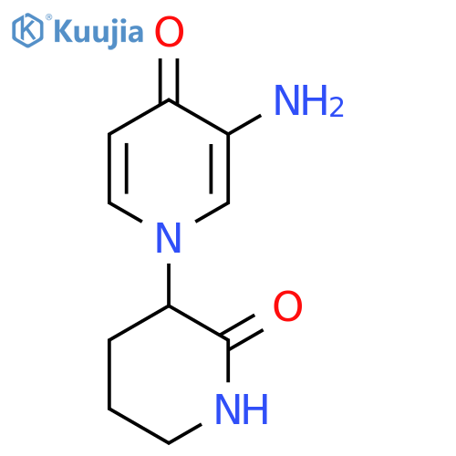 3-amino-1-(2-oxopiperidin-3-yl)-1,4-dihydropyridin-4-one structure