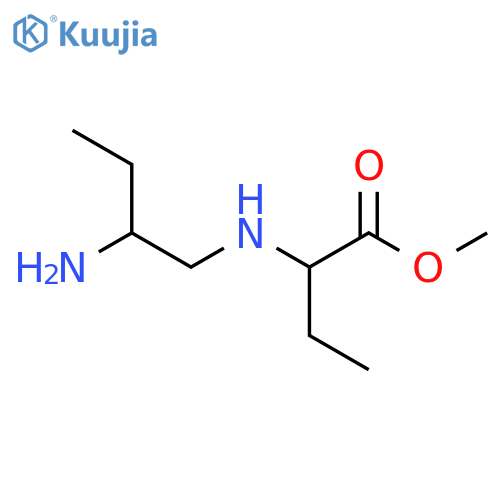 Methyl 2-[(2-aminobutyl)amino]butanoate structure