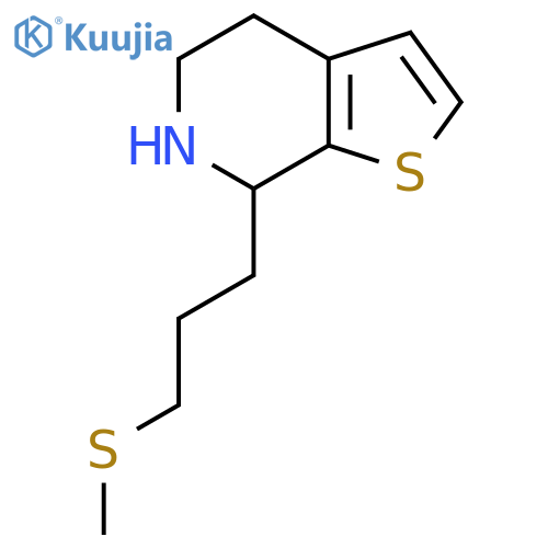 7-3-(methylsulfanyl)propyl-4H,5H,6H,7H-thieno2,3-cpyridine structure