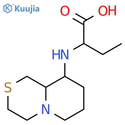 Butanoic acid, 2-[(octahydropyrido[2,1-c][1,4]thiazin-9-yl)amino]- structure