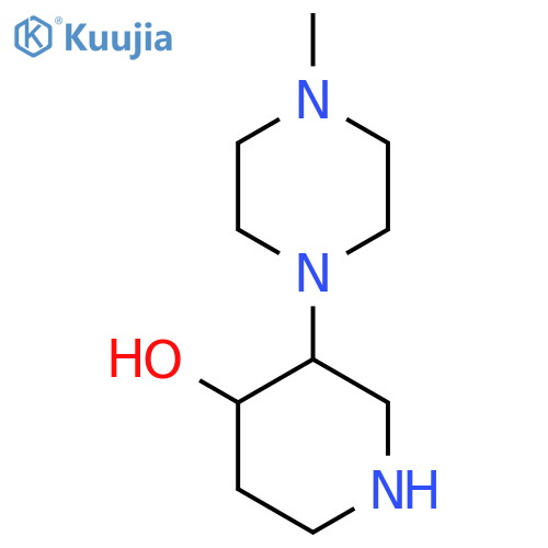 3-(4-Methylpiperazin-1-yl)piperidin-4-ol structure