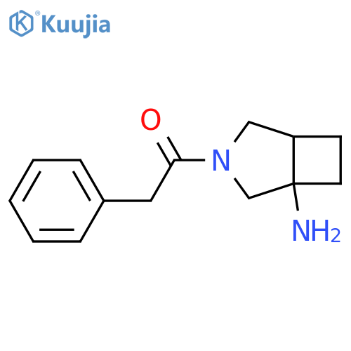 Ethanone, 1-(1-amino-3-azabicyclo[3.2.0]hept-3-yl)-2-phenyl- structure