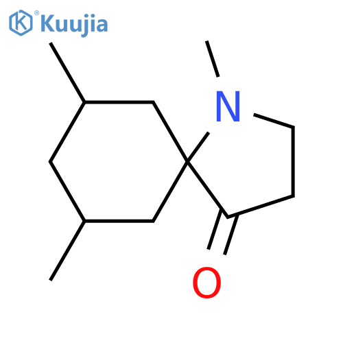 1-Azaspiro[4.5]decan-4-one, 1,7,9-trimethyl- structure