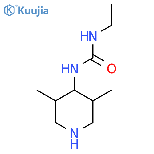 1-(3,5-Dimethylpiperidin-4-yl)-3-ethylurea structure