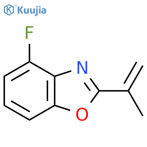 4-fluoro-2-(prop-1-en-2-yl)-1,3-benzoxazole structure
