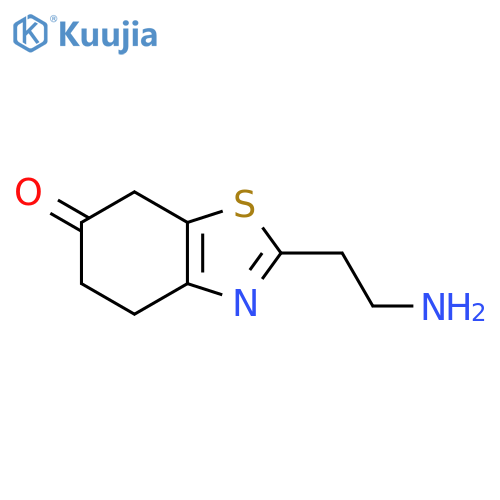 2-(2-Aminoethyl)-4,5,6,7-tetrahydro-1,3-benzothiazol-6-one structure