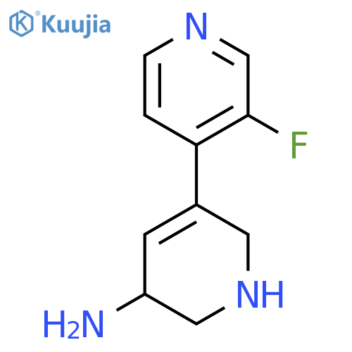 5-(3-Fluoropyridin-4-yl)-1,2,3,6-tetrahydropyridin-3-amine structure