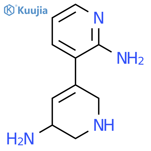 3-(5-Amino-1,2,5,6-tetrahydropyridin-3-yl)pyridin-2-amine structure