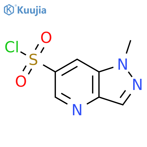 1-methyl-1H-pyrazolo4,3-bpyridine-6-sulfonyl chloride structure