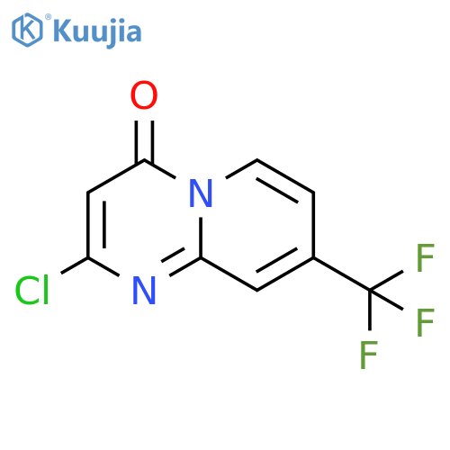 2-chloro-8-(trifluoromethyl)-4H-pyrido1,2-apyrimidin-4-one structure