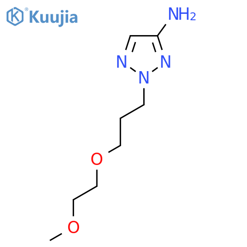 2-3-(2-methoxyethoxy)propyl-2H-1,2,3-triazol-4-amine structure