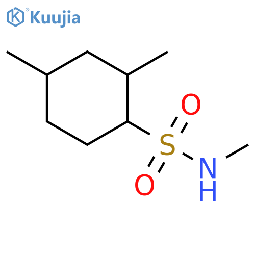 Cyclohexanesulfonamide, N,2,4-trimethyl- structure