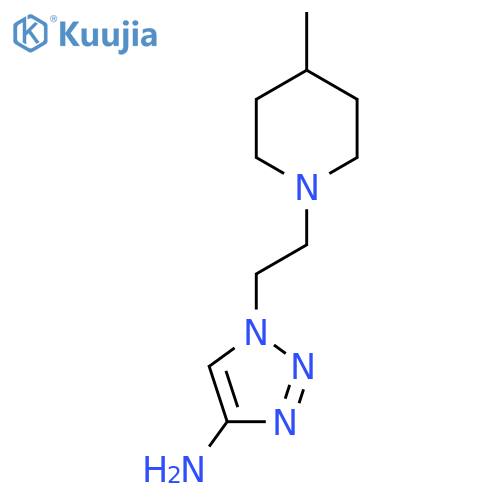 1-2-(4-methylpiperidin-1-yl)ethyl-1H-1,2,3-triazol-4-amine structure