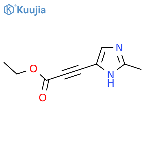 ethyl 3-(2-methyl-1H-imidazol-4-yl)prop-2-ynoate structure
