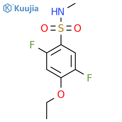 Benzenesulfonamide, 4-ethoxy-2,5-difluoro-N-methyl- structure