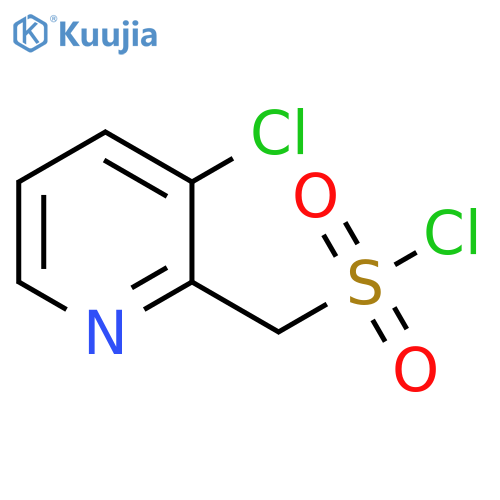 (3-chloropyridin-2-yl)methanesulfonyl chloride structure