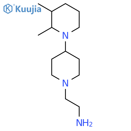 2-[4-(2,3-Dimethylpiperidin-1-yl)piperidin-1-yl]ethan-1-amine structure