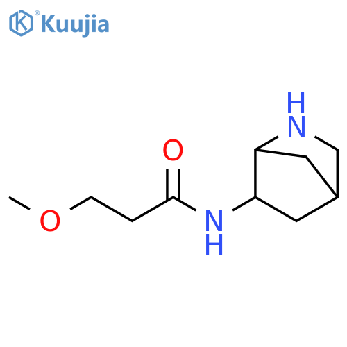 Propanamide, N-2-azabicyclo[2.2.1]hept-6-yl-3-methoxy- structure