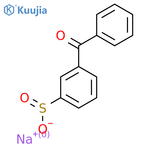 Sodium 3-benzoylbenzene-1-sulfinate structure