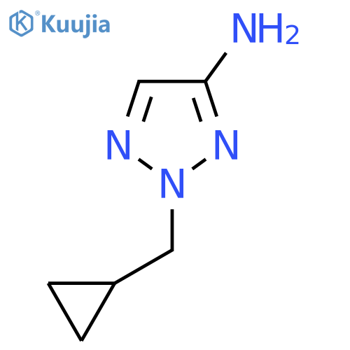 2-(Cyclopropylmethyl)triazol-4-amine structure