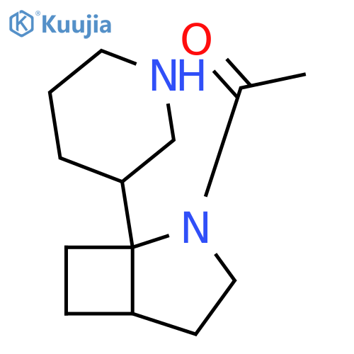 Ethanone, 1-[1-(3-piperidinyl)-2-azabicyclo[3.2.0]hept-2-yl]- structure