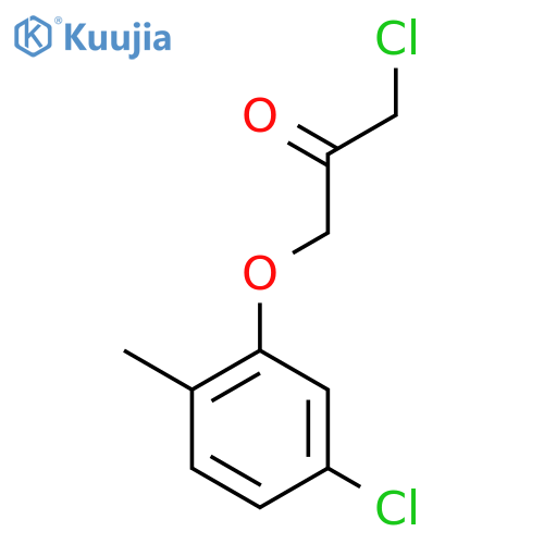 1-Chloro-3-(5-chloro-2-methylphenoxy)propan-2-one structure