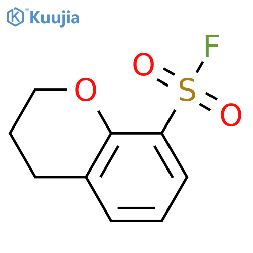 3,4-dihydro-2H-1-benzopyran-8-sulfonyl fluoride structure