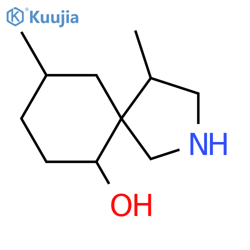 4,9-dimethyl-2-azaspiro4.5decan-6-ol structure