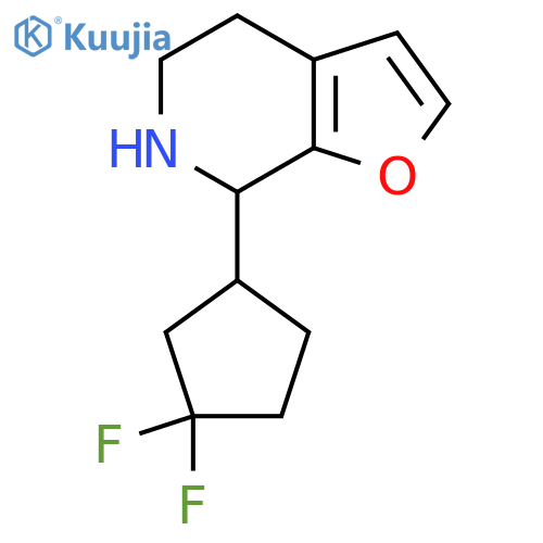 7-(3,3-difluorocyclopentyl)-4H,5H,6H,7H-furo2,3-cpyridine structure