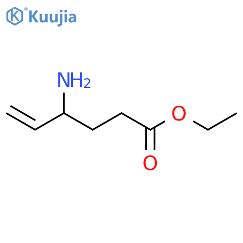4-\u200bAmino-5-\u200bhexenoic Acid Ethyl Ester structure