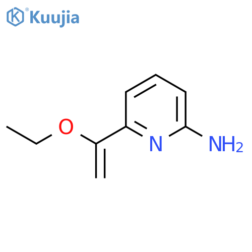 6-(1-Ethoxyethenyl)pyridin-2-amine structure