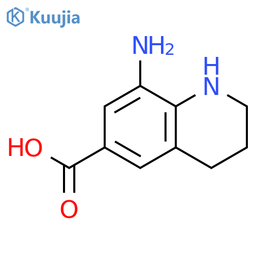 6-Quinolinecarboxylic acid, 8-amino-1,2,3,4-tetrahydro- structure