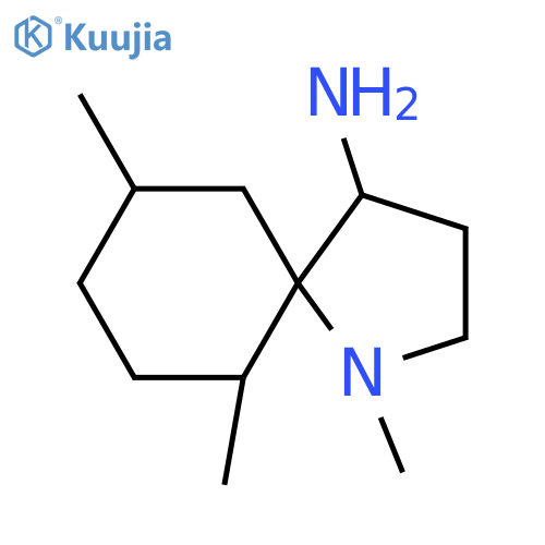 1,6,9-Trimethyl-1-azaspiro[4.5]decan-4-amine structure