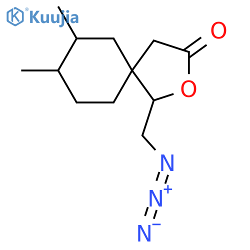 1-(Azidomethyl)-7,8-dimethyl-2-oxaspiro[4.5]decan-3-one structure